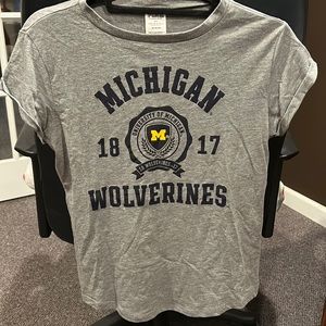 University of Michigan T-shirt from Victoria’s Secret pink XS